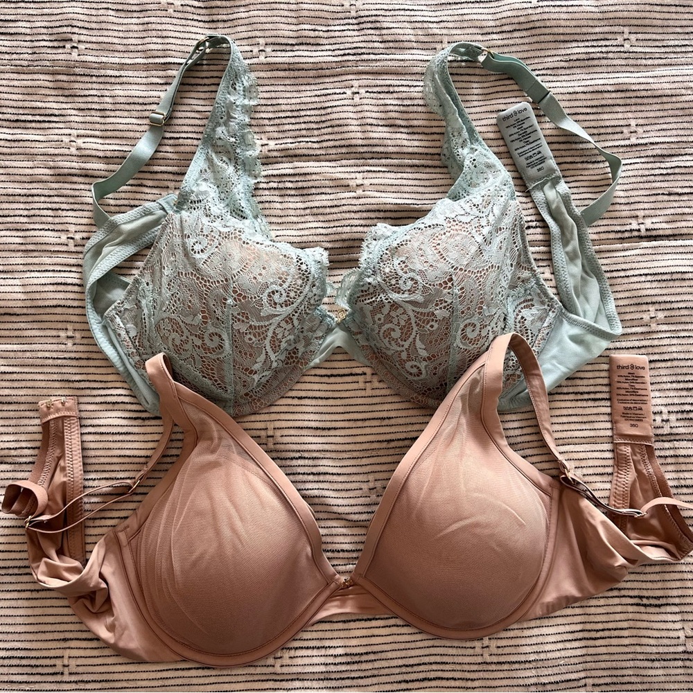 36C Thirdlove Bras set of two